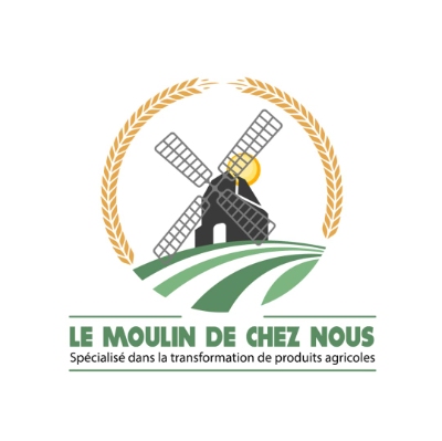 LE MOULIN DE CHEZ NOUS Logo de l'entreprise par Reagan Dikoko dans Ville 