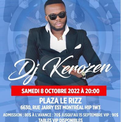 Concert de DJ Kerozen au Canada le 08-10-2022