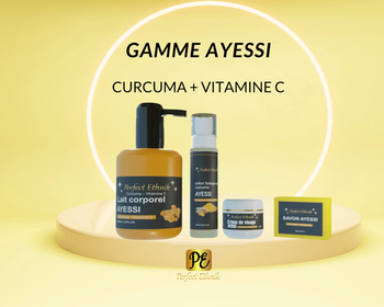 Gamme AYESSI- Curcuma et vitamine C pour les peaux mixtes